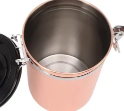 Kaffekande, lufttæt kaffeopbevaringskrukke, aromaterapikrukke i rustfrit stål, kaffekande, vakuumkande, kaffebønnepulver, te, nødder, kakao (1,8 l) Online