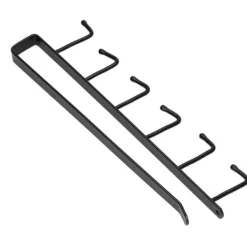 Kaffemugghållare 6 krokar Elegant stil Bekväm Praktisk Stabil Pålitlig Slitstark Bärbar Kökshylla för HomeBlack Clearance