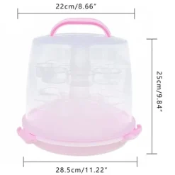 Kagebærer, 3-lags design, bærbar og holdbar,Pink New