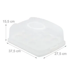 Kagebærer, 15.5x37.5x27.5 cm, Hvid Online