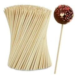 Kagepop pinde, 15x0,4 cm, Natur, Bambus Discount