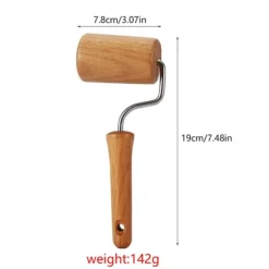 Kagerulle til wienerbrød og pizzabager i træ Køkkenredskaber