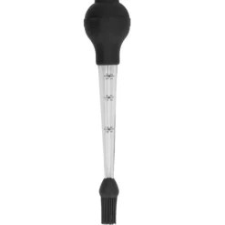 Kalkun Baster Nål med Sauce Pensel Barbecue Olie Dryp Krydderi Tube Værktøj Sauce Nål Sort Sale
