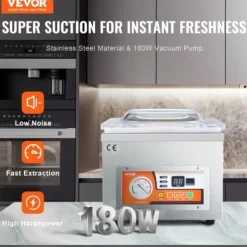 Kammer vakuumpakker, 405x316x300 cm, rustfrit stål Discount