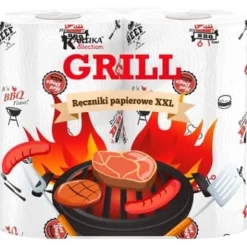 Aftørringspapir>KARTIKA MIX Dekoreret papirhåndklæde 2 ruller 3-lags