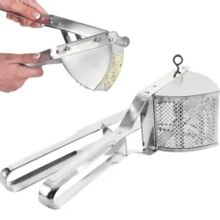 Kartoffelpresser i rustfrit stål, purémoser, kartoffelmoser