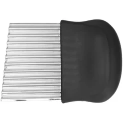 Køkkenskiver>Kartoffelskærere med håndtag - køkkenredskab til at skære bølgede pommes frites