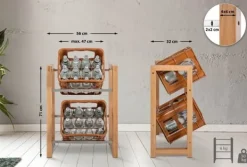 Kasse rack eg, drikkevareholder, let tilgængelig - til 2 kasser Sale