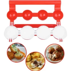 Køkkenforme>Kødbolle Maker Fyldt Fisk Kødbolle Form Form Baller Hjemmelavet Køkken DIY Madlavningsværktøj