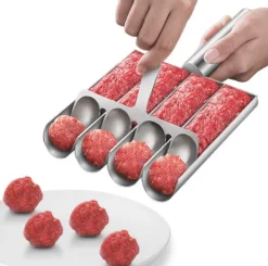 Kødbolleform med ske i rustfrit stål Clearance