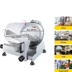 Kødhakker, 350-400 RPM, Justerbar Tykkelse,10inch 240W Hot