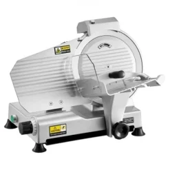 Kødpålægsmaskine, 10 tommer elektrisk pålægsmaskine 48x40x41 cm, justerbar tykkelse, metal