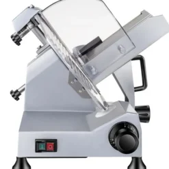 Kødpålægsmaskine, 10 tommer klinge i kulstofstål, 41x35x34 cm, justerbar skivetykkelse Best