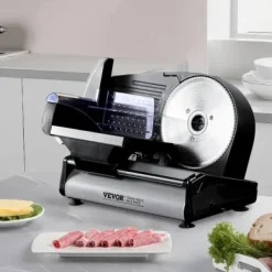 Kødpålægsmaskine, 39x26x28 cm, Justerbar tykkelse, Rustfrit stål