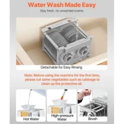 Kødpålægsmaskine, 33x22x43,6 cm, rustfrit stål, elektrisk madskærer Outlet