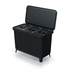 Keden Genbrugsskraldespand 3x10l Systema 57x29x41 Cm Søvfarvet Hot