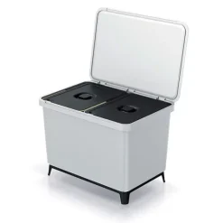 Keden Genbrugsskraldespand 2x23l Systema 56x39x41 Cm Søvfarvet Discount