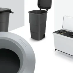 Keden Genbrugsskraldespand 2x23l Systema 56x39x41 Cm Søvfarvet Discount