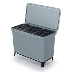 Keden Genbrugsskraldespand 3x10l Systema 57x29x41cm Søvfarvet New