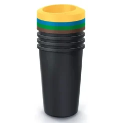 Keden Genbrugsskraldespand Compacta R 39x39x90 Cm 4 Enheder Gylden Outlet