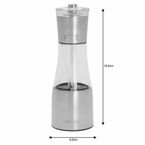 Krydderikværne>KINGHOFF KH-4041 DUET PEBERSALTMÆLLE