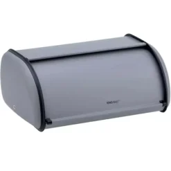 Brødkasser & Brødposer>KINGHOFF KH-1751 STÅLBRØDÆSKE grå