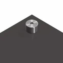 Køkken bagvæg i hærdet glas - Rektangulær design | Farve: Mørkegrå | Størrelse: 80x40x0.6 cm Outlet