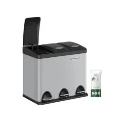 Affaldssorteringsspande>Køkkenaffaldsbeholder 3 x 8 liter