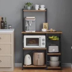 Køkkenbræt, stående bræt, bagebræt med metalkurv Outlet