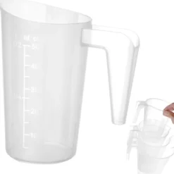 Køkkenmålekande med målebæger af polypropylen, stabelbar 0,5 l - Hendi 567814 Online