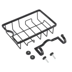 Køkkenophæng til afløbsstativ, gratis stansning, vaskopbevaringsstativ til vandhaner (sort) Outlet