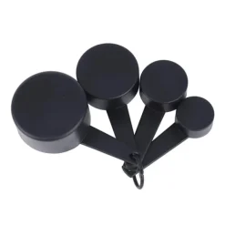 Målebægere & Måleskeer>Køkkenredskabssæt - Madlavningsredskaber 40 dele - Nylon & rustfrit stål - Til madlavning & bagning - Omrøring - Sort