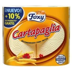 Aftørringspapir>Køkkenrulle Cartapaglia Foxy Cartapaglia Stegt (2 uds)