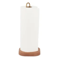 Køkkenorganisering>Køkkenrulleholder, Træ, 30,5x13x13 cm, Natur