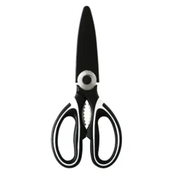 Køkkensaks i rustfrit stål - Heavy Duty multifunktionel madlavningssaks til fjerkræ, grøntsager, nødder og flasker Outlet