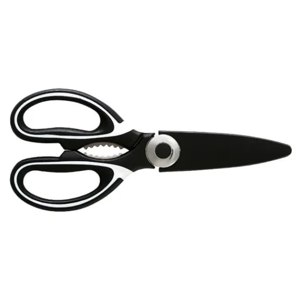 Køkkensaks i rustfrit stål - Heavy Duty multifunktionel madlavningssaks til fjerkræ, grøntsager, nødder og flasker Outlet