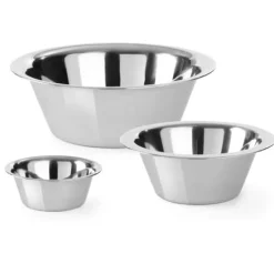 Tallerkener & Bordservicer>Køkkenskål i stål 5 l - Hendi 530603