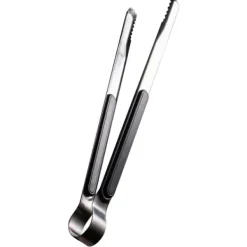 Køkkentang Rustfrit Stål BBQ Steak Clip 25,5 cm Sort Outlet