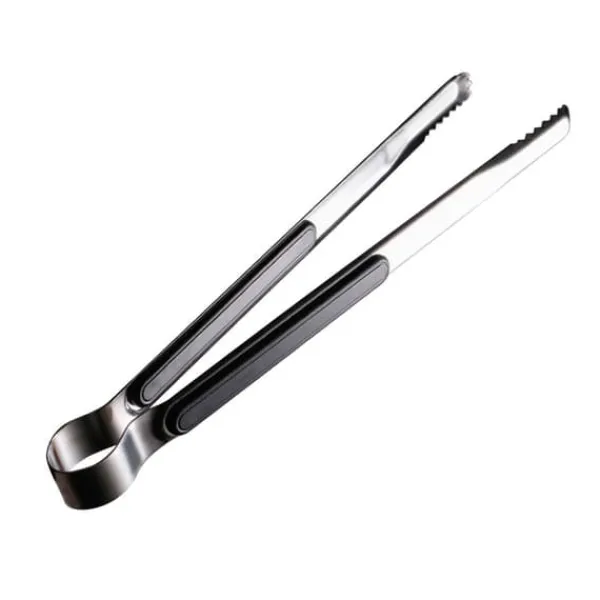 Køkkentang Rustfrit Stål BBQ Steak Clip 25,5 cm Sort Outlet