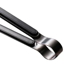 Køkkentang Rustfrit Stål BBQ Steak Clip 25,5 cm Sort Outlet