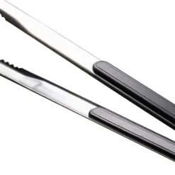 Køkkentang Rustfrit Stål BBQ Steak Clip 25,5 cm Sort Outlet