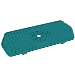 Måtter & Gitter Til Køkkenvaske>Köksblandare Diskbänk Stänkskydd Silikonkran Vattenuppfångare Matta Diskbänk Dräneringsdyna bakom kran för köksbadrum