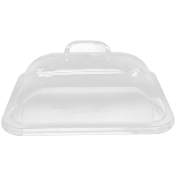 Skålelåg>Klar akryl splattercover til køkkentallerkener