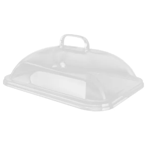 Skålelåg>Klar akryl splattercover til køkkentallerkener