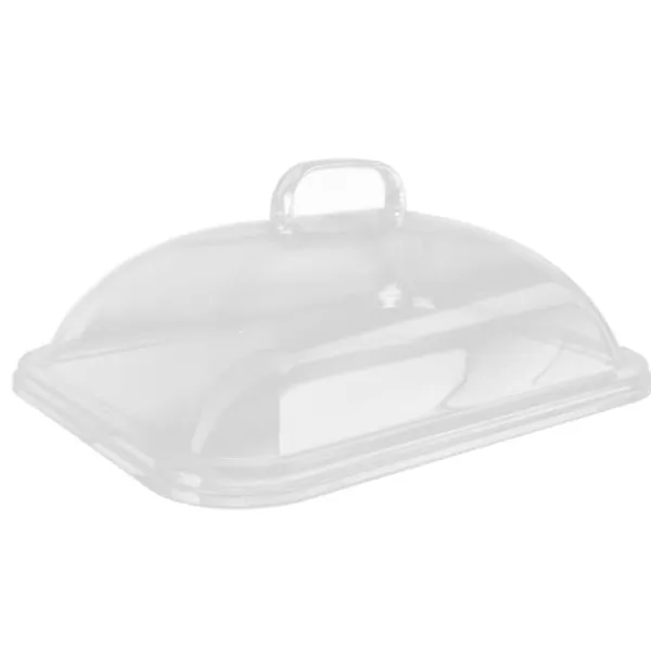 Skålelåg>Klar akryl splattercover til køkkentallerkener