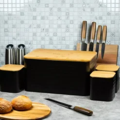 KLAUSBERG BRØDÆSKE MED ET SÆT BEHOLDERE KB-7482