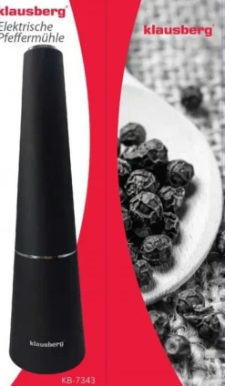 Krydderikværne>KLAUSBERG KB-7343 ELEKTRISK PEBERKWARNE