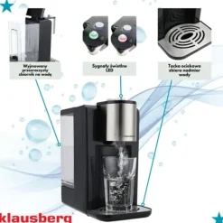 KLAUSBERG KB-7878 2,2L varmtvandsbeholder med temperaturkontrol Sale