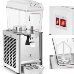 Drikkevareautomater>Køledispenser til drinks, juice, cocktails med røremaskine, 12 l