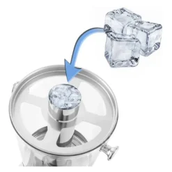 Drikkevareautomater>Køledrikdispenser til is 2 x 7L